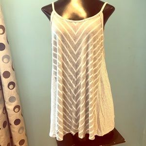 Jessica Simpson maternity top gray stripe LG